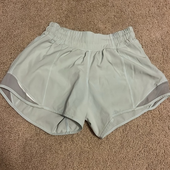 lululemon athletica women’s athletic Shorts - Navy and Light Gray - Picture 3 of 6